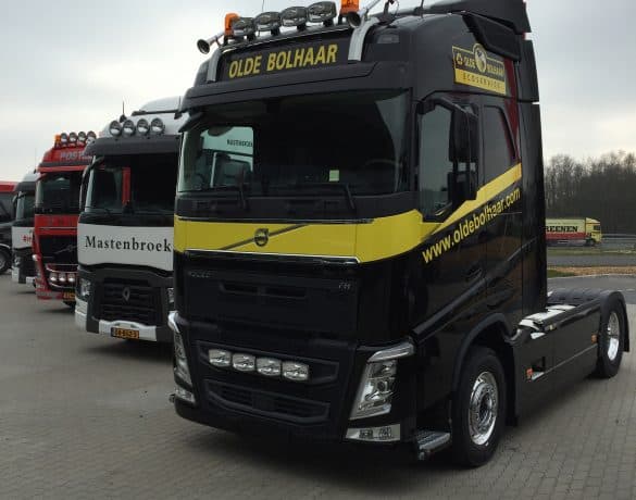 Vrachtwagen reclame Bad Bentheim